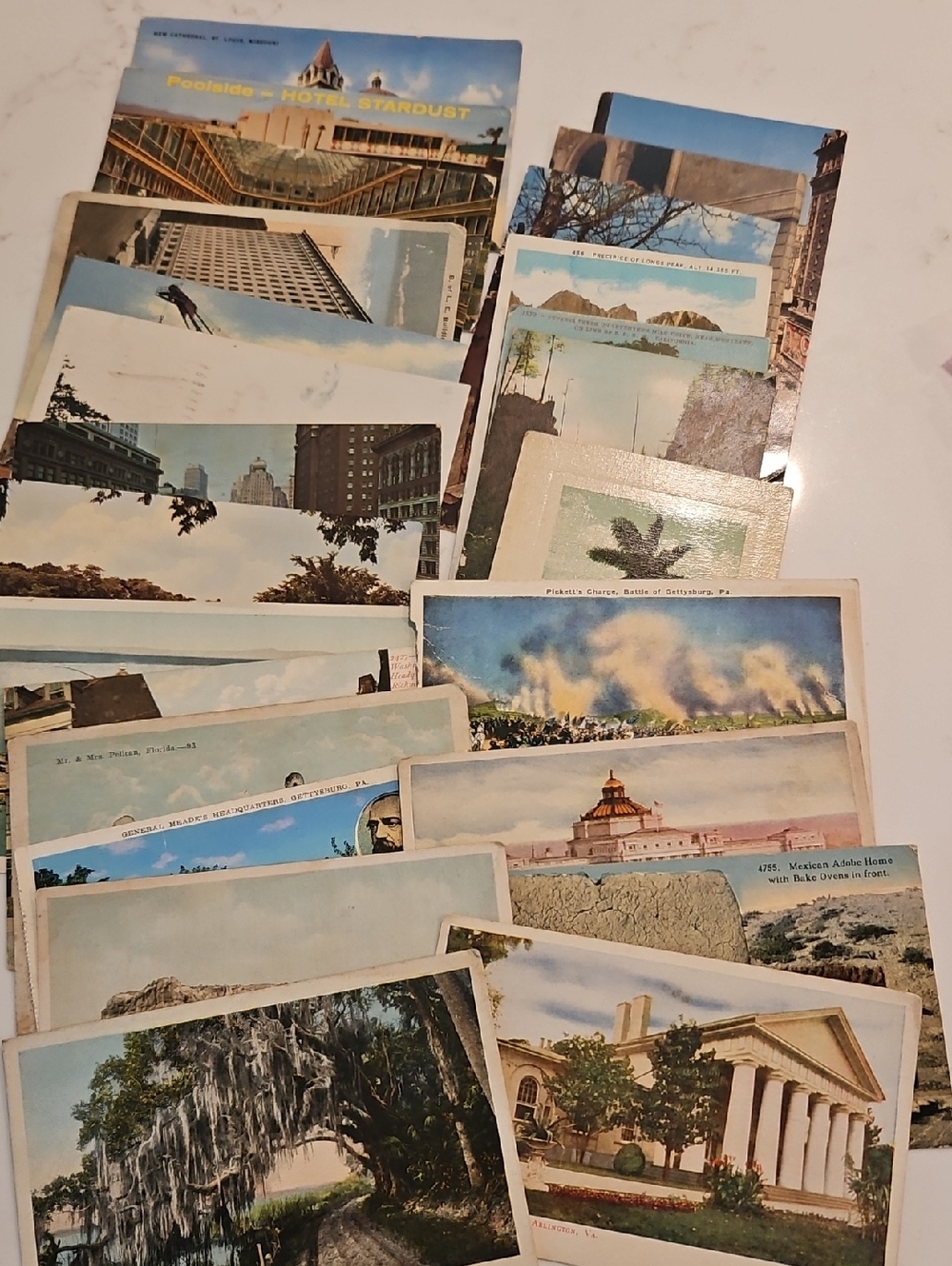 Vintage Postcards Lot Of 25 Some Used Some Unused Most Early 50s